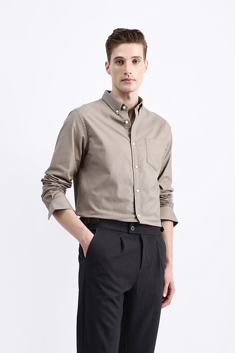 FULL SLEEVES SOLID SHIRT