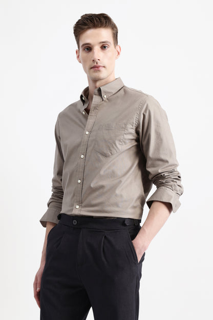 FULL SLEEVES SOLID SHIRT