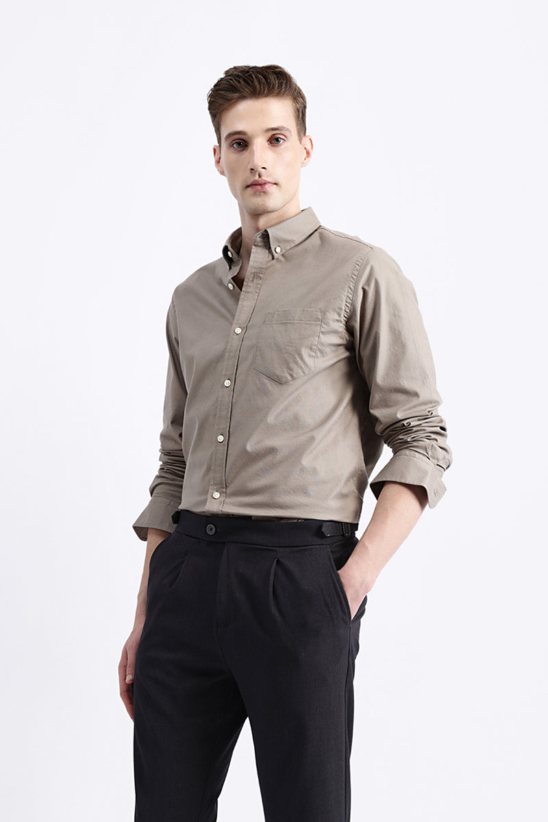 FULL SLEEVES SOLID SHIRT