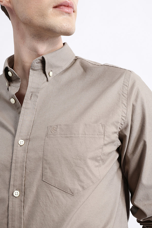 FULL SLEEVES SOLID SHIRT