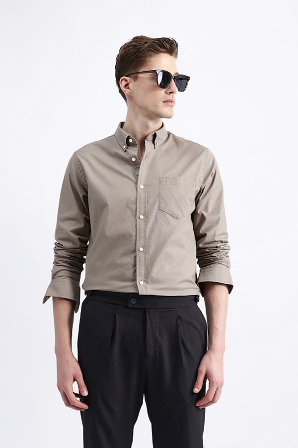 FULL SLEEVES SOLID SHIRT