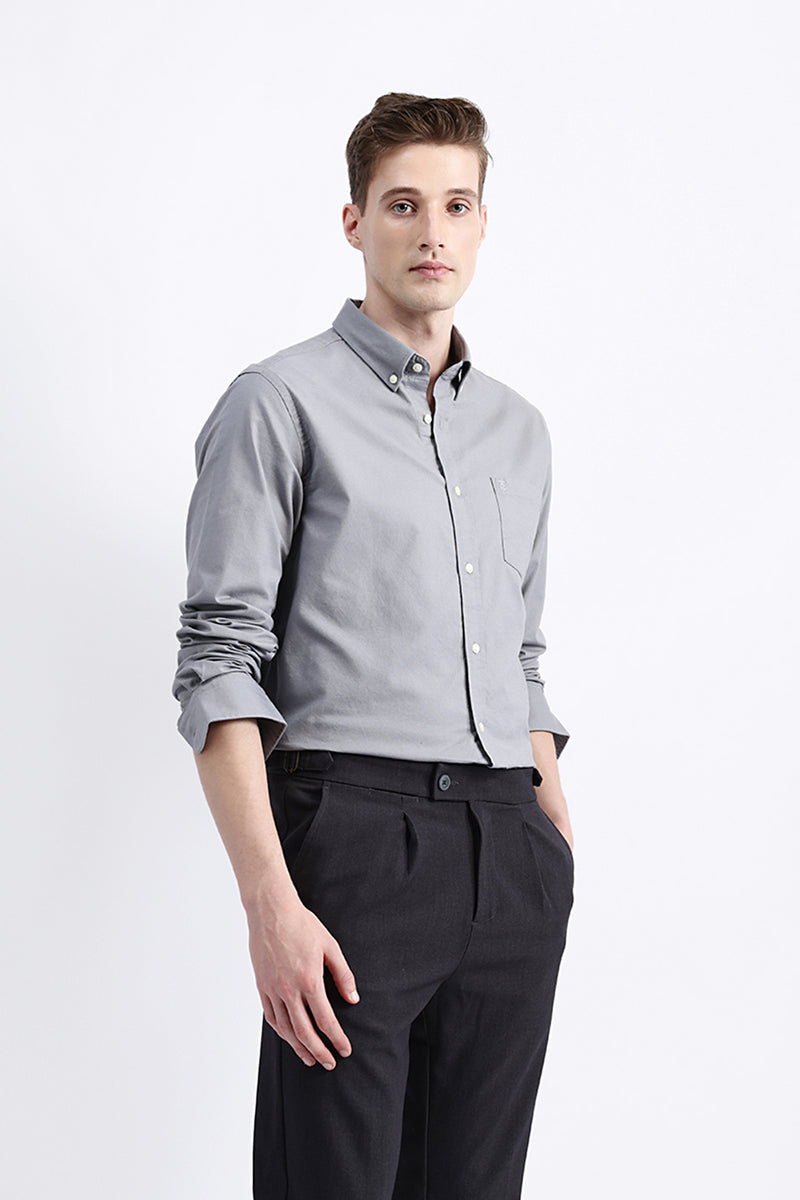 FULL SLEEVES SOLID SHIRT