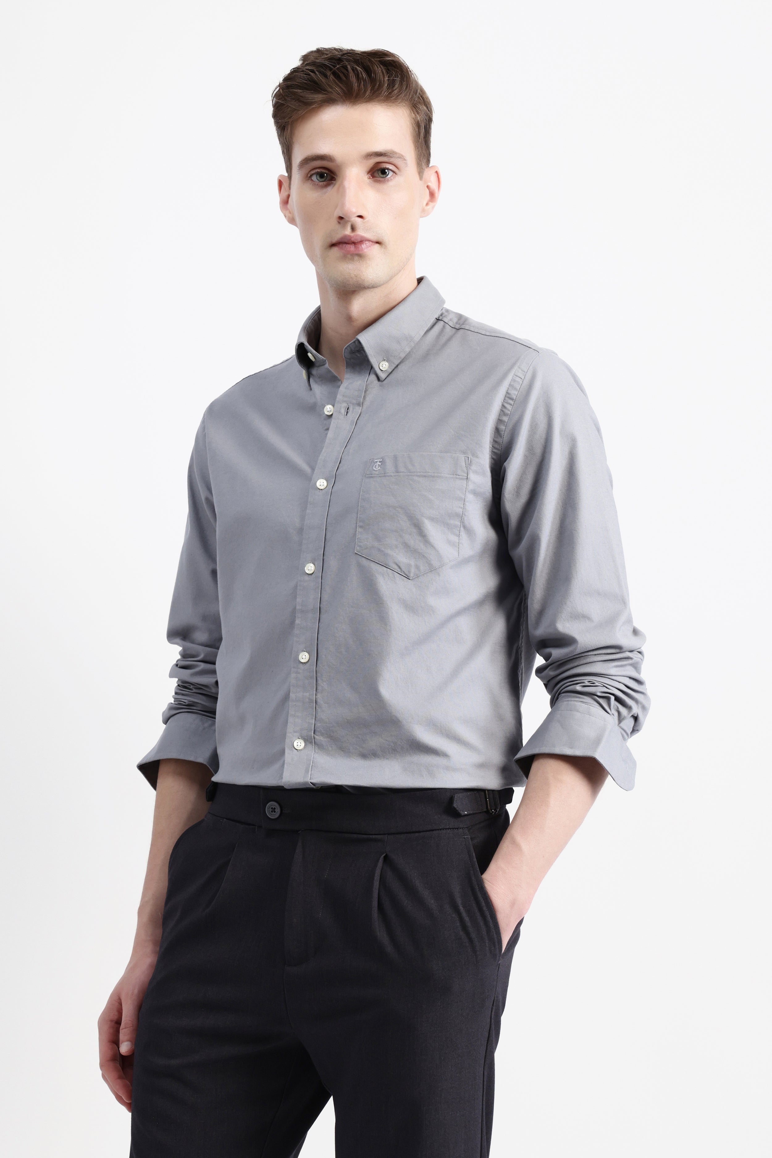 FULL SLEEVES SOLID SHIRT