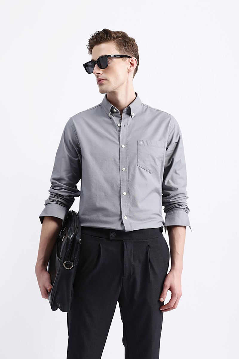 FULL SLEEVES SOLID SHIRT