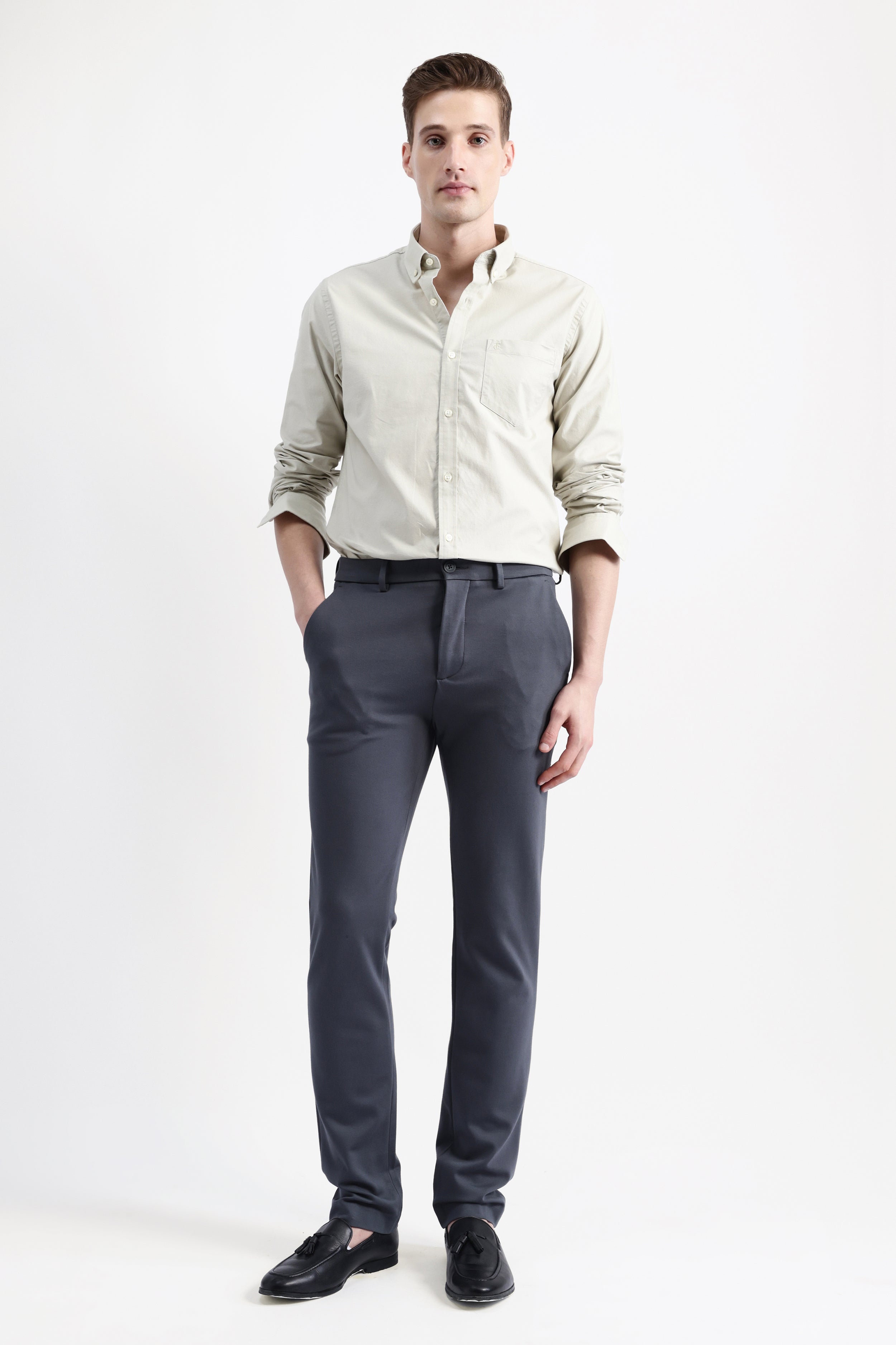 FULL SLEEVES SOLID SHIRT