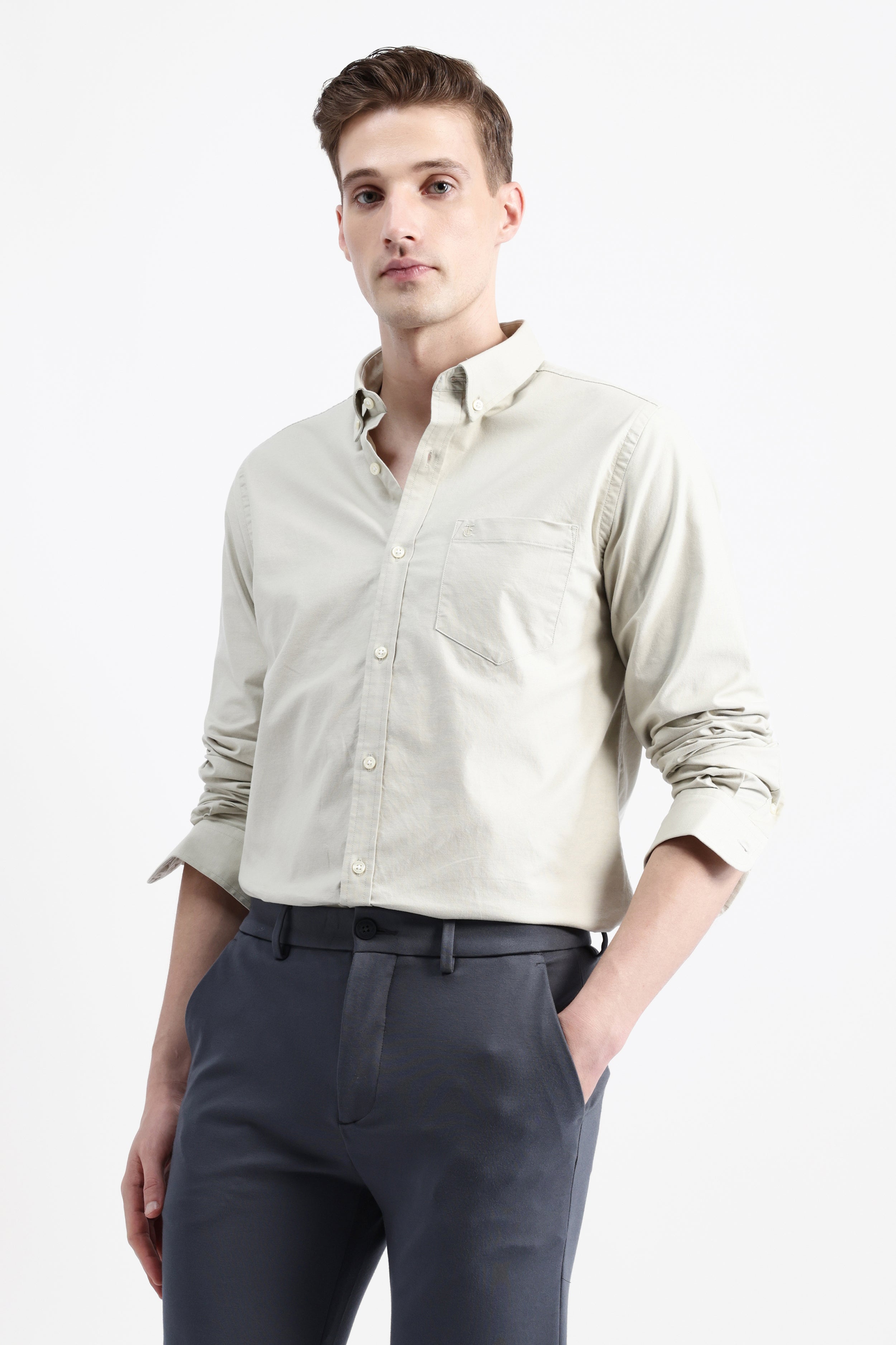FULL SLEEVES SOLID SHIRT