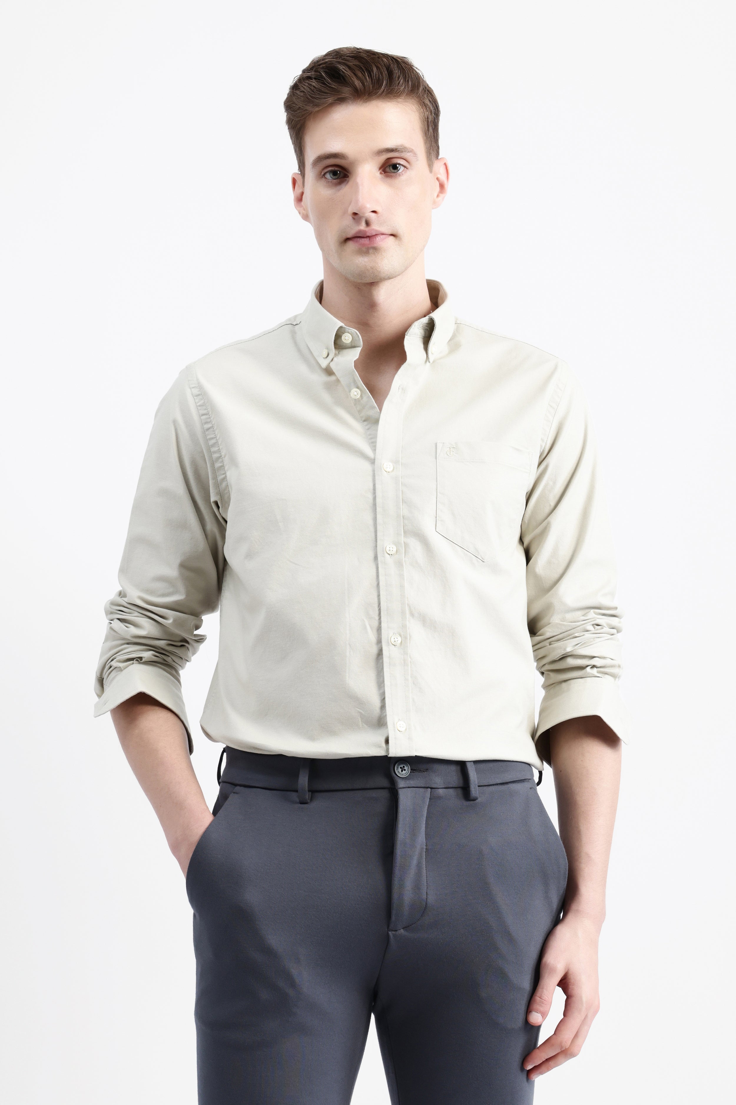 FULL SLEEVES SOLID SHIRT