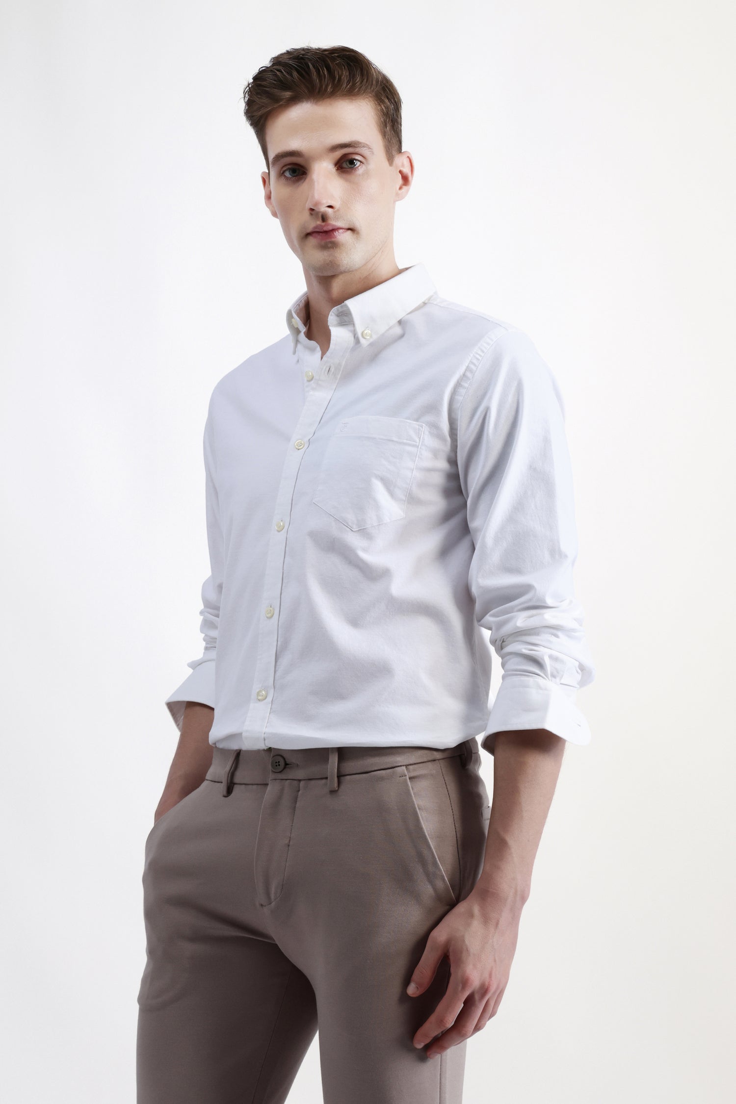 FULL SLEEVES SOLID SHIRT