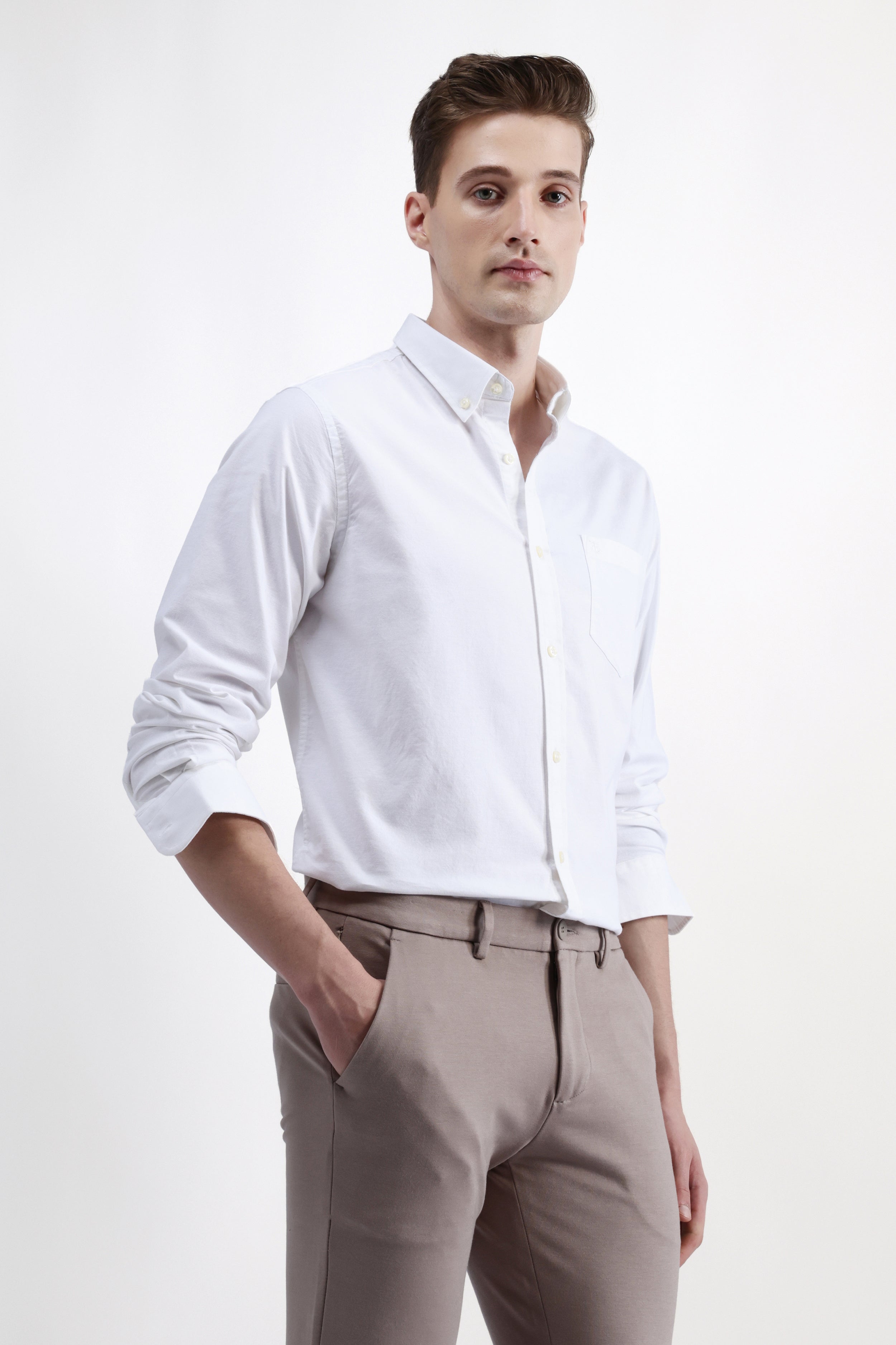 FULL SLEEVES SOLID SHIRT