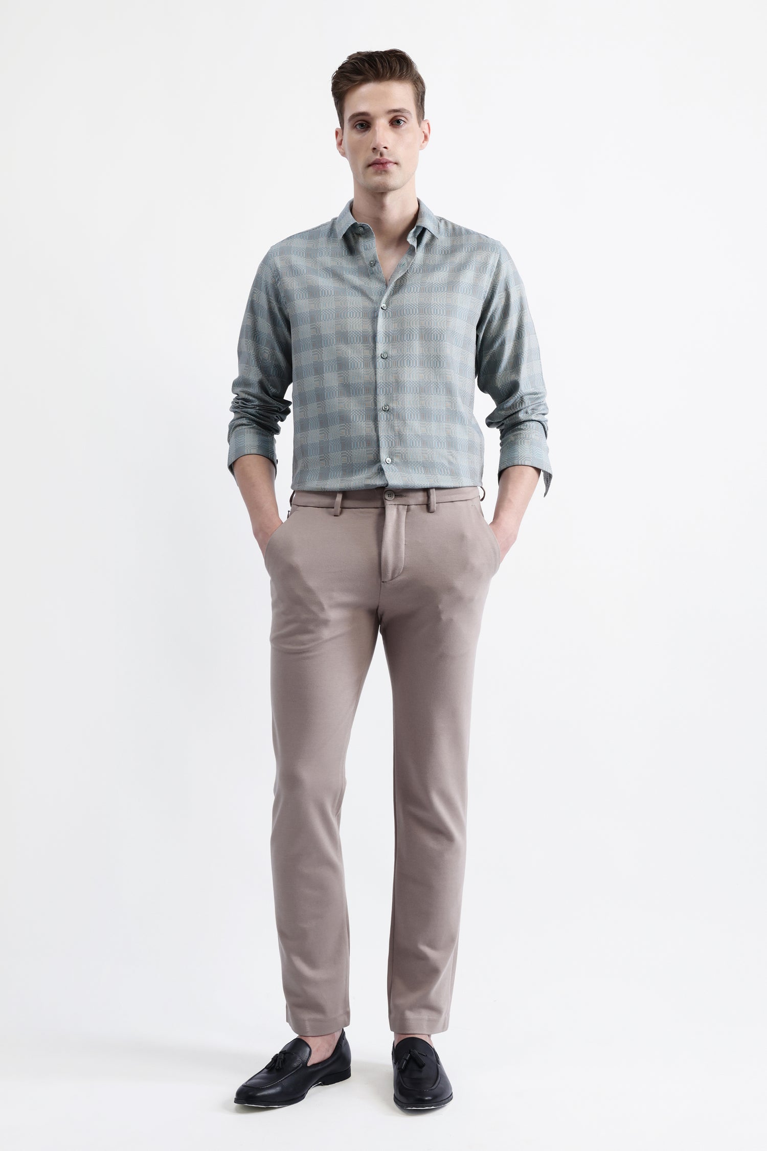 FULL SLEEVES CHECKED SHIRT