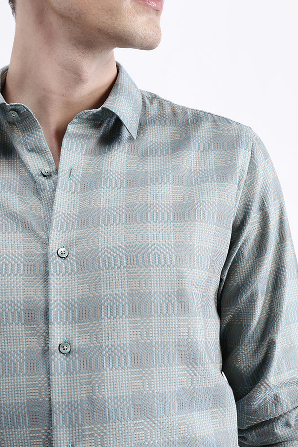 FULL SLEEVES CHECKED SHIRT
