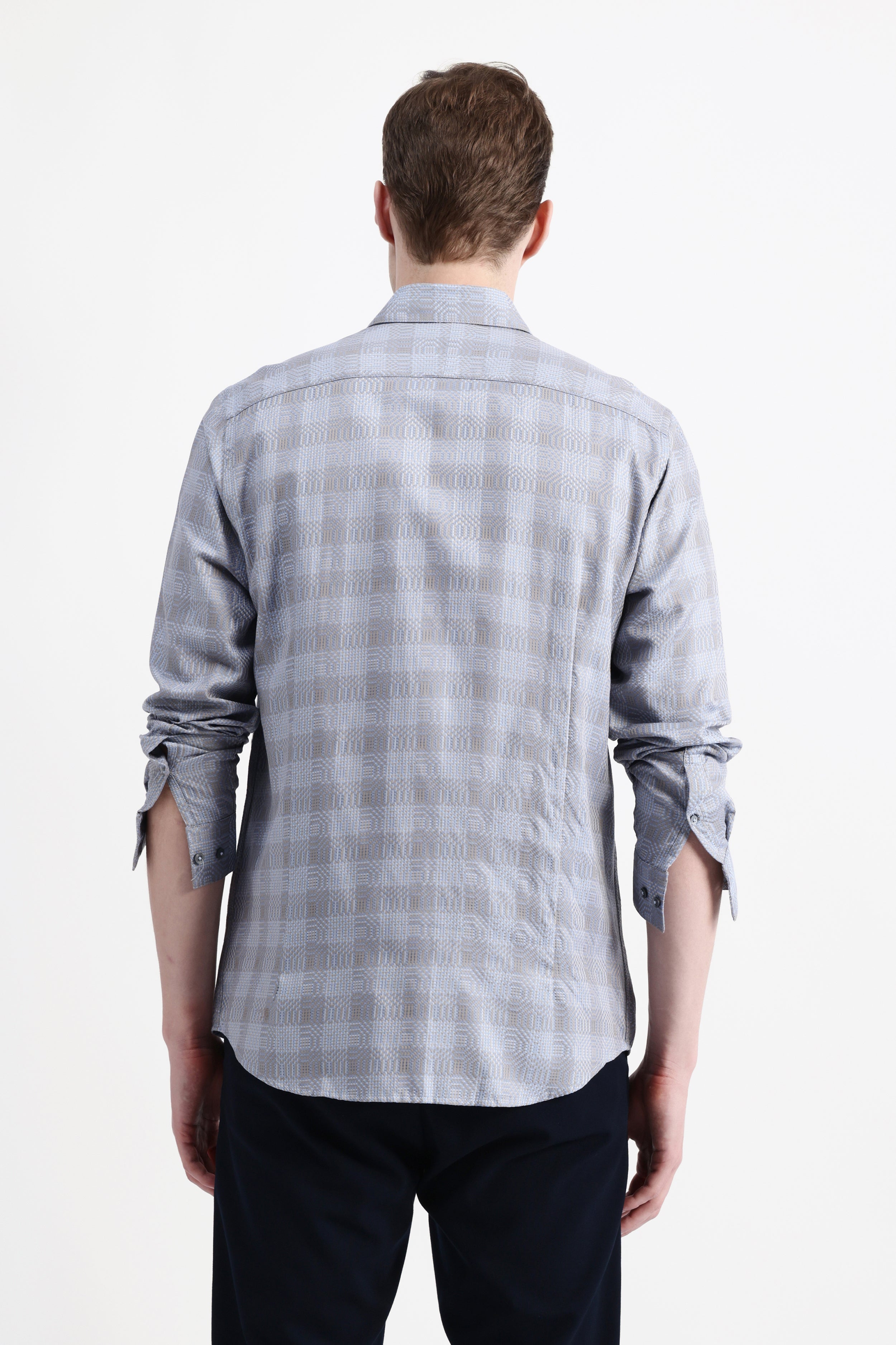 FULL SLEEVES CHECKED SHIRT
