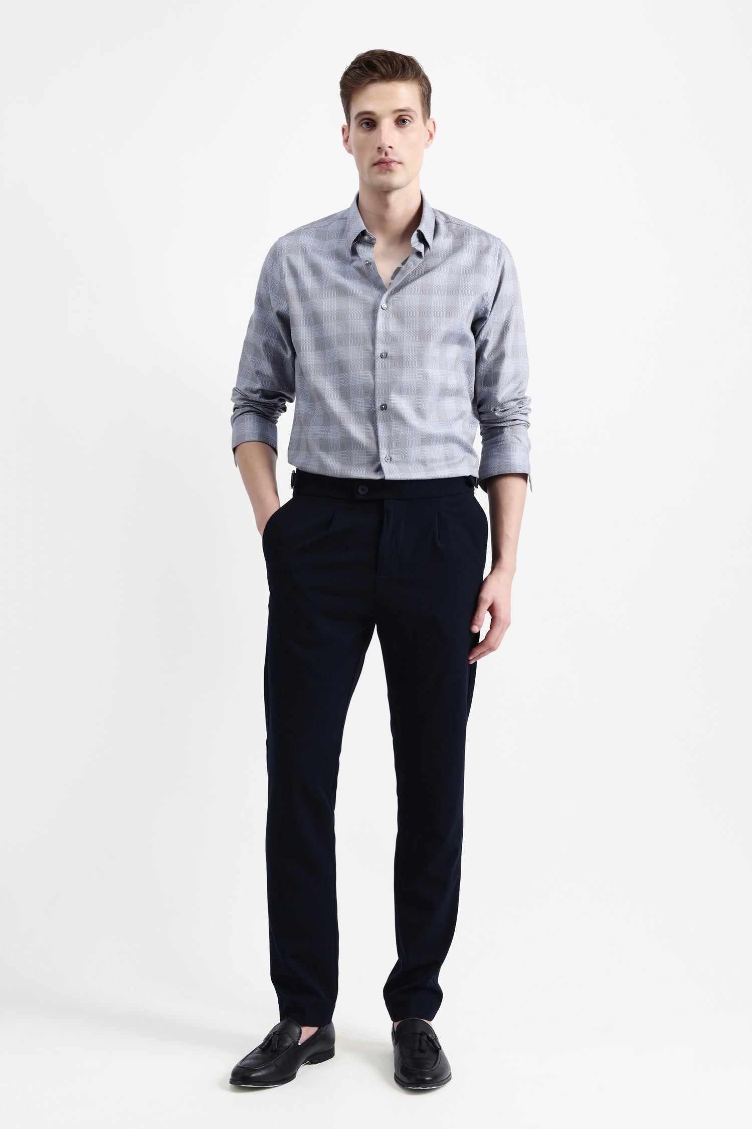 FULL SLEEVES CHECKED SHIRT