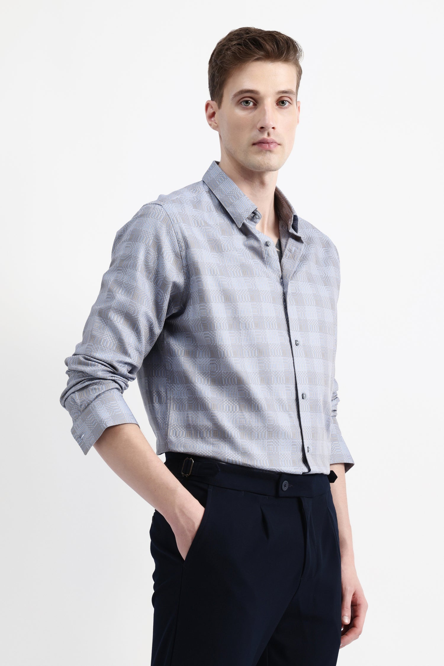 FULL SLEEVES CHECKED SHIRT