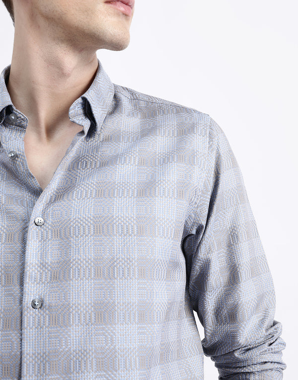 FULL SLEEVES CHECKED SHIRT