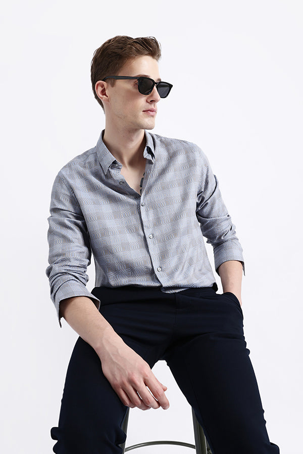 FULL SLEEVES CHECKED SHIRT