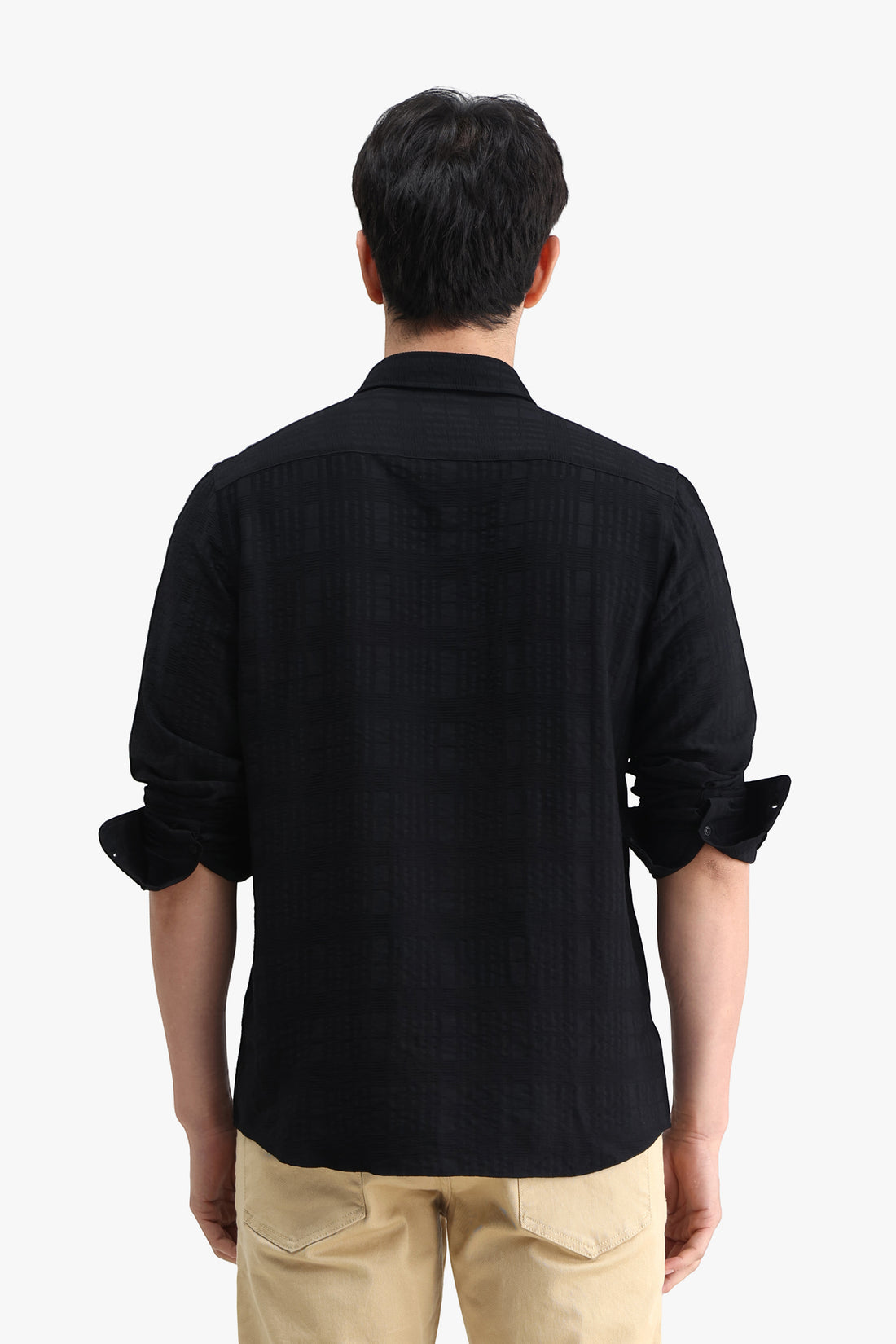 Viscose Blend Solid Shirt