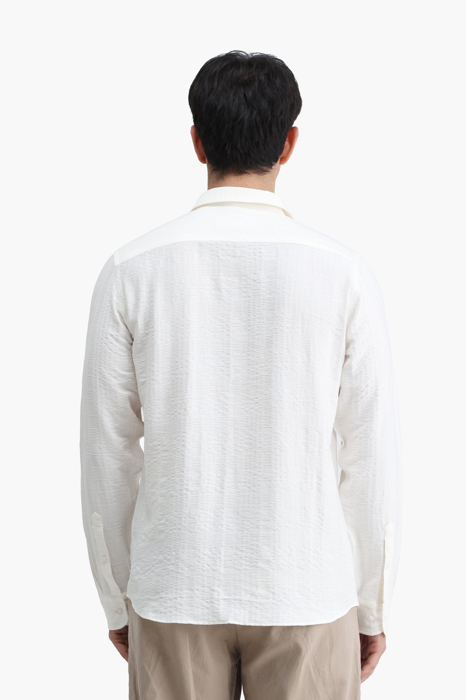 Viscose Blend Solid Shirt