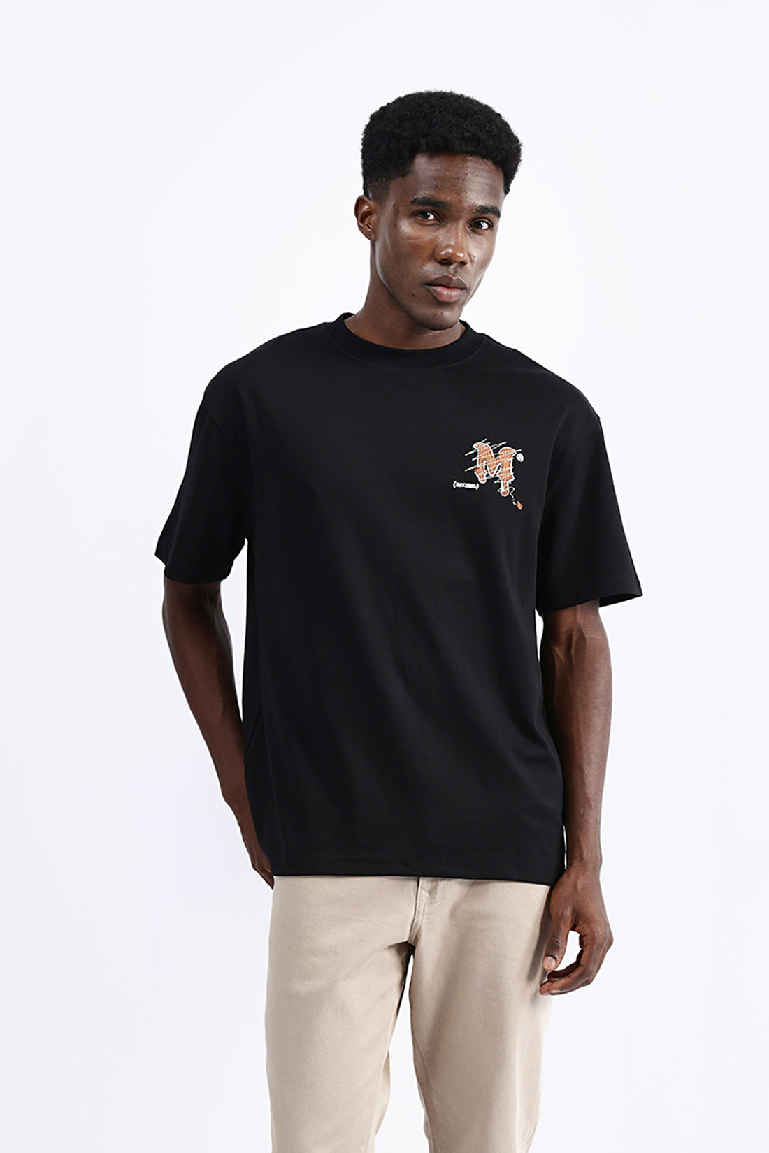 PATCH EMBROIDERED OVERSIZED TEE