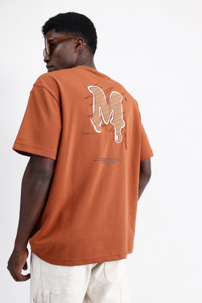 PATCH EMBROIDERED OVERSIZED T-SHIRT