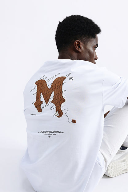 PATCH EMBROIDERED OVERSIZED TEE