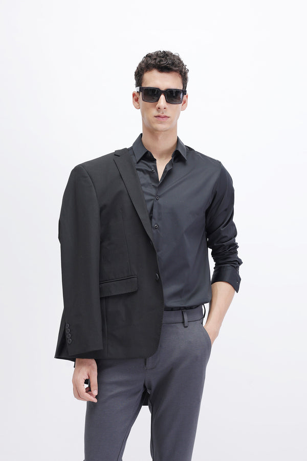SLIM FIT PLAIN SHIRT