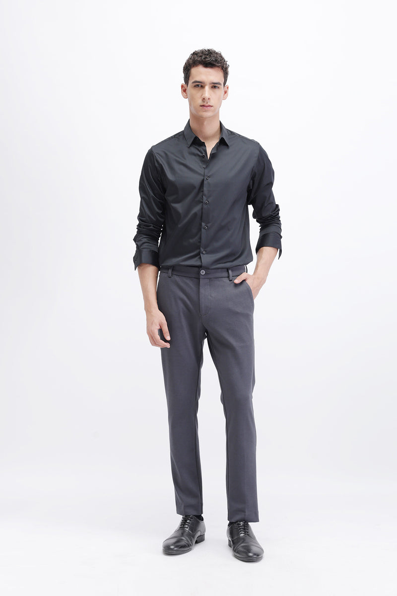 SLIM FIT PLAIN SHIRT