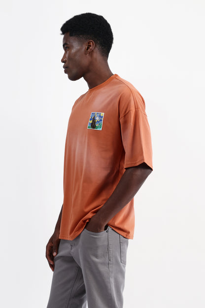 PATCH EMBROIDERED OVERSIZED T-SHIRT