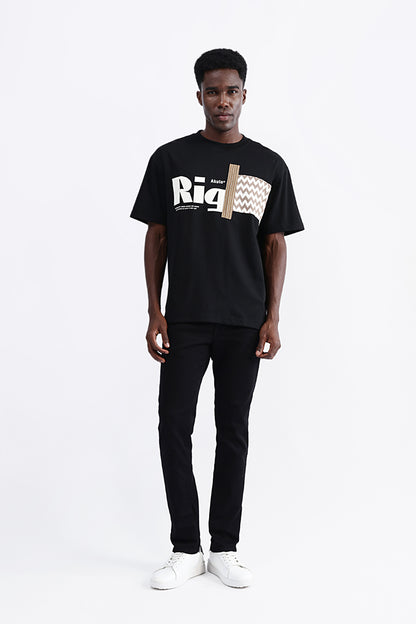 PATCH EMBROIDERED OVERSIZED TEE