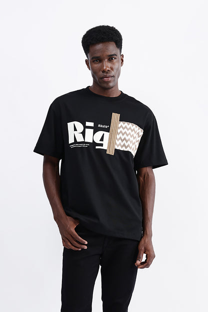 PATCH EMBROIDERED OVERSIZED TEE