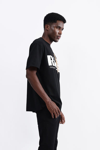 PATCH EMBROIDERED OVERSIZED TEE