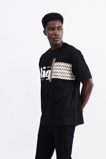 PATCH EMBROIDERED OVERSIZED TEE