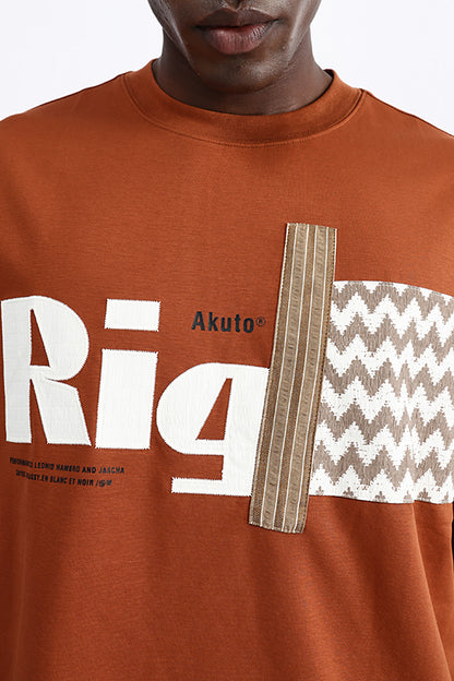 PATCH EMBROIDERED OVERSIZED TEE