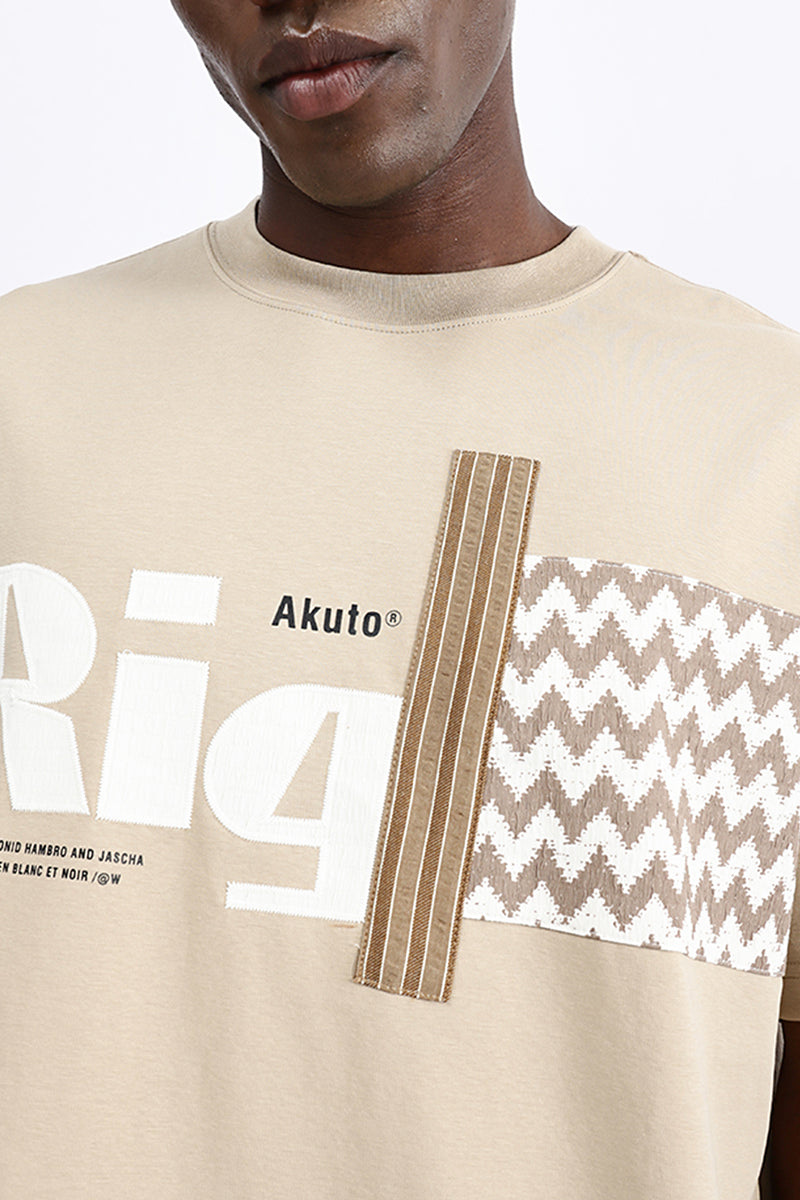 PATCH EMBROIDERED OVERSIZED TEE