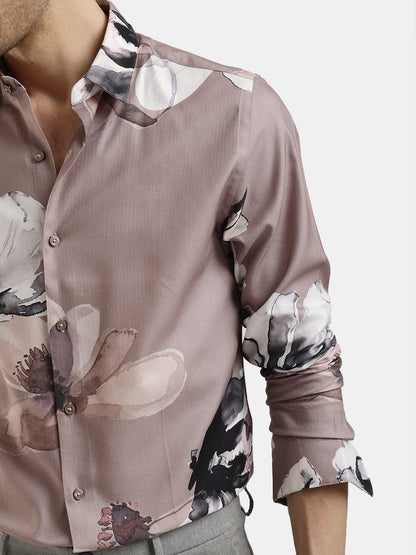 BOLD FLOWER PRINT SHIRT