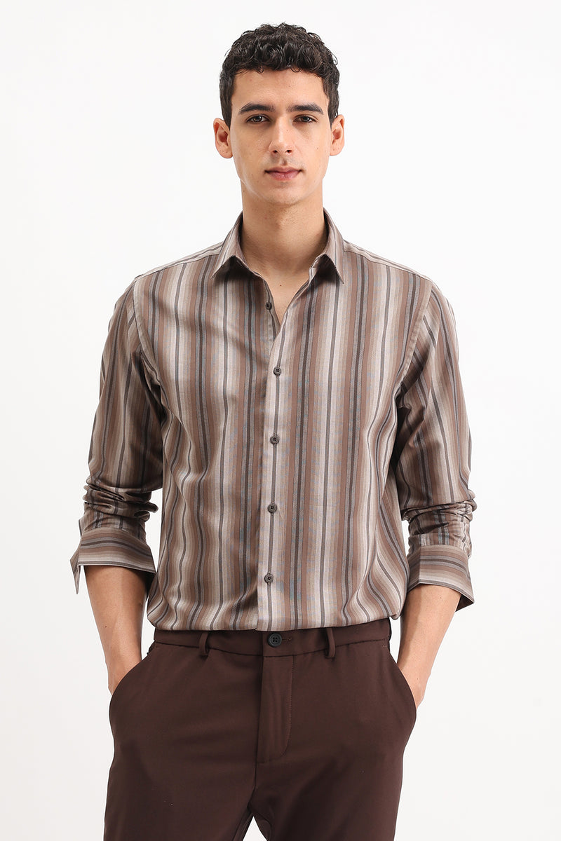 FULL SLEEVES STRIPED SHIRT