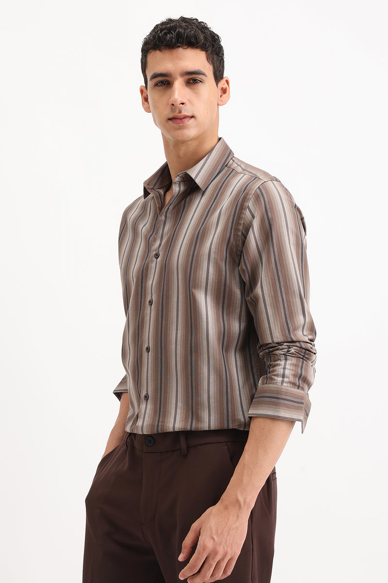 FULL SLEEVES STRIPED SHIRT