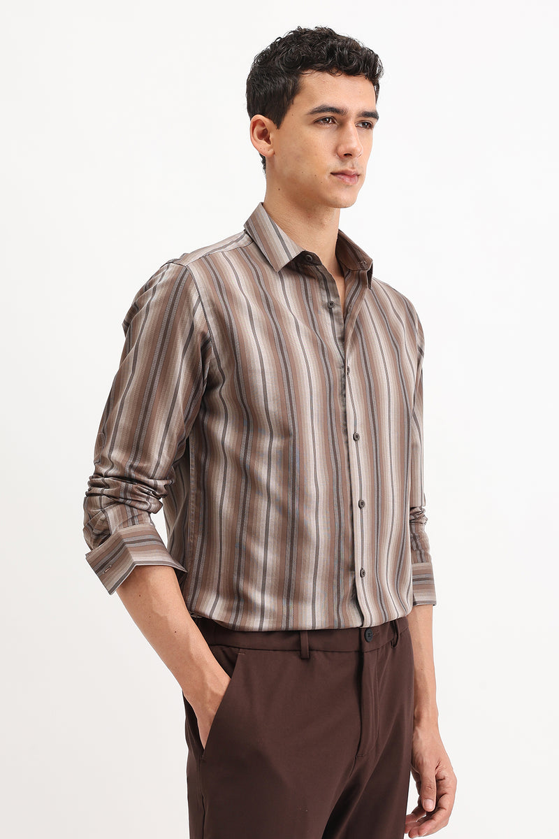 FULL SLEEVES STRIPED SHIRT