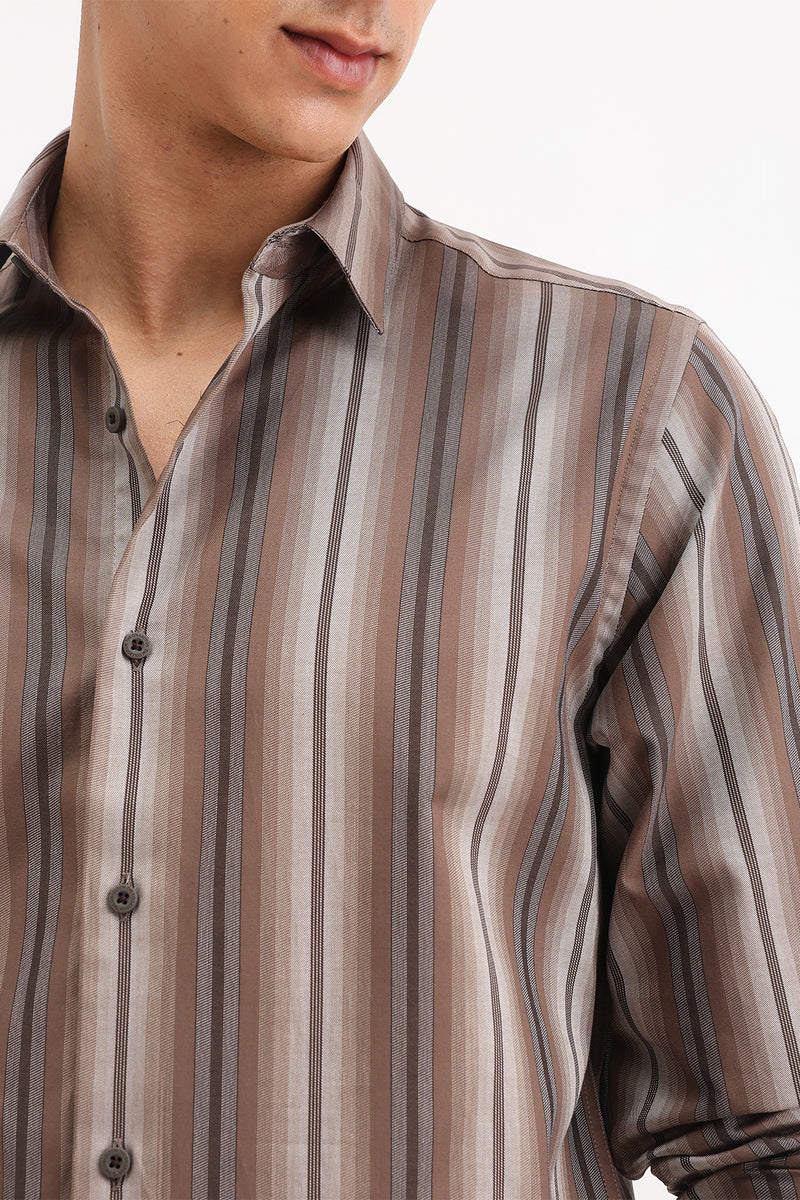 FULL SLEEVES STRIPED SHIRT