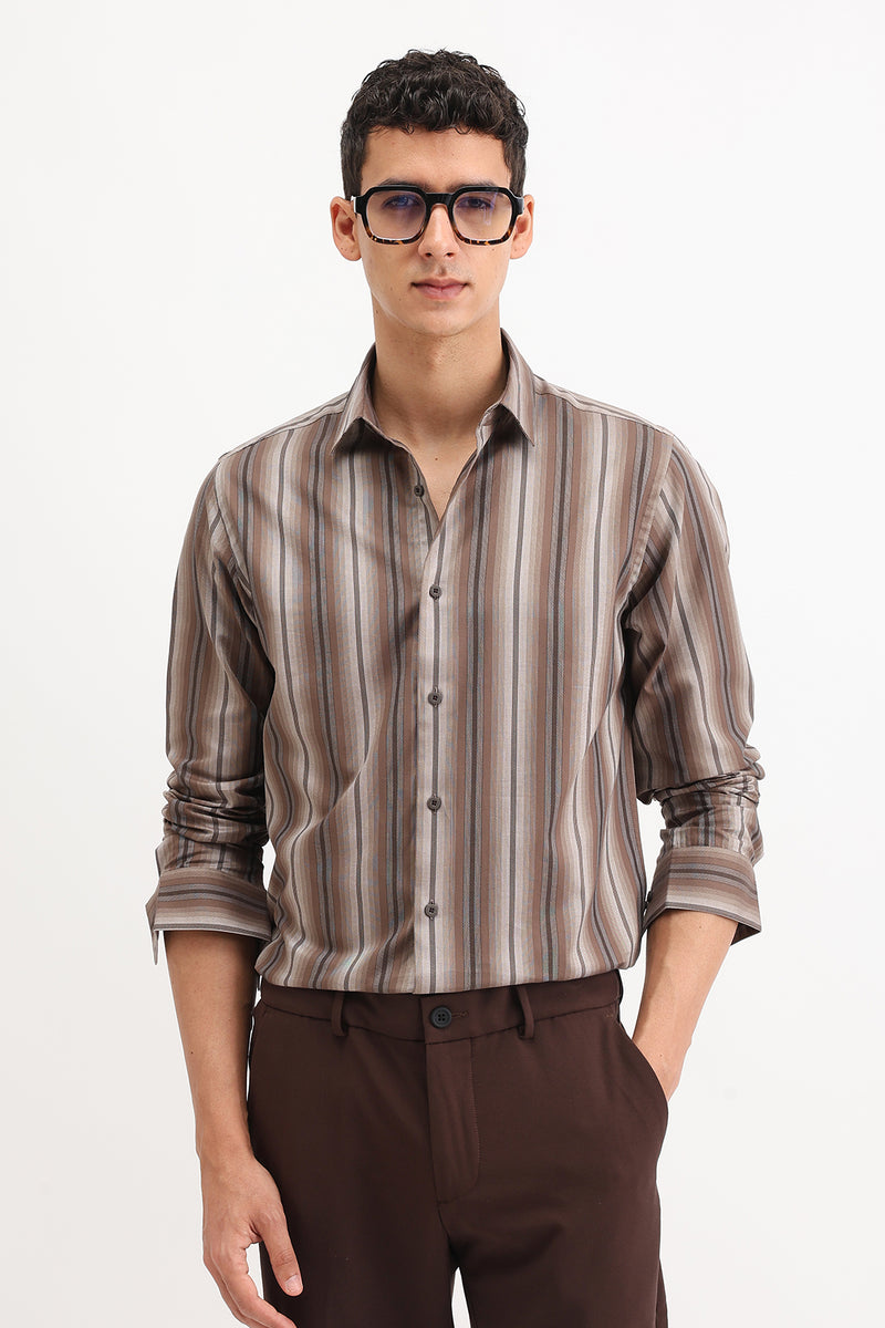 FULL SLEEVES STRIPED SHIRT