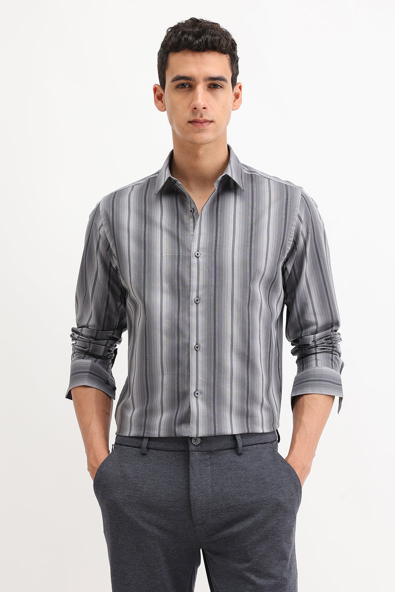 FULL SLEEVES STRIPED SHIRT