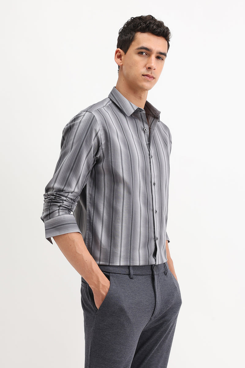 FULL SLEEVES STRIPED SHIRT