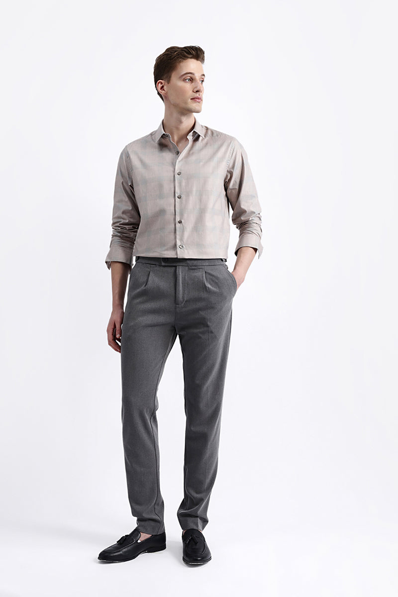 FULL SLEEVES CHECKED SHIRT