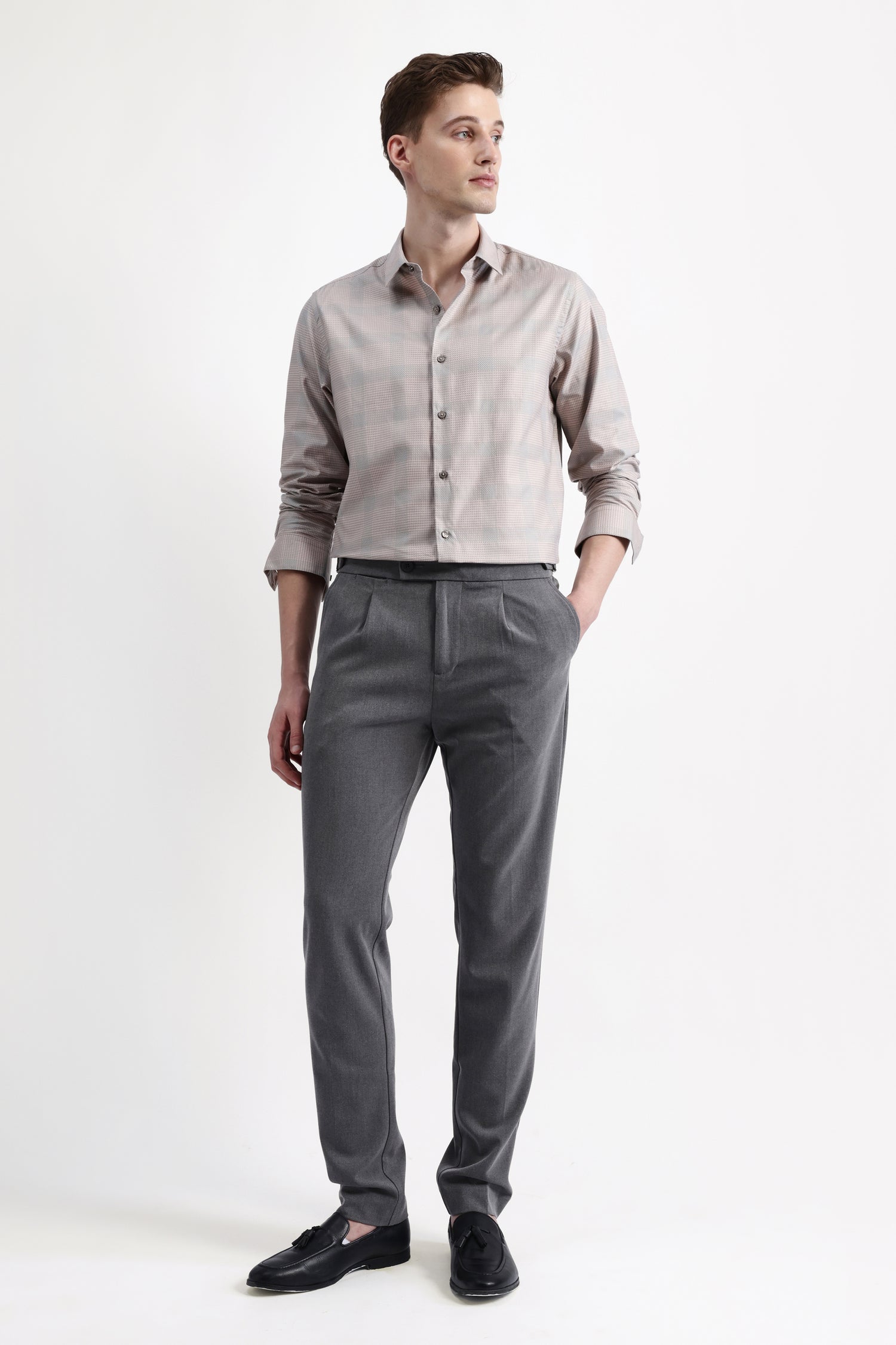 FULL SLEEVES CHECKED SHIRT