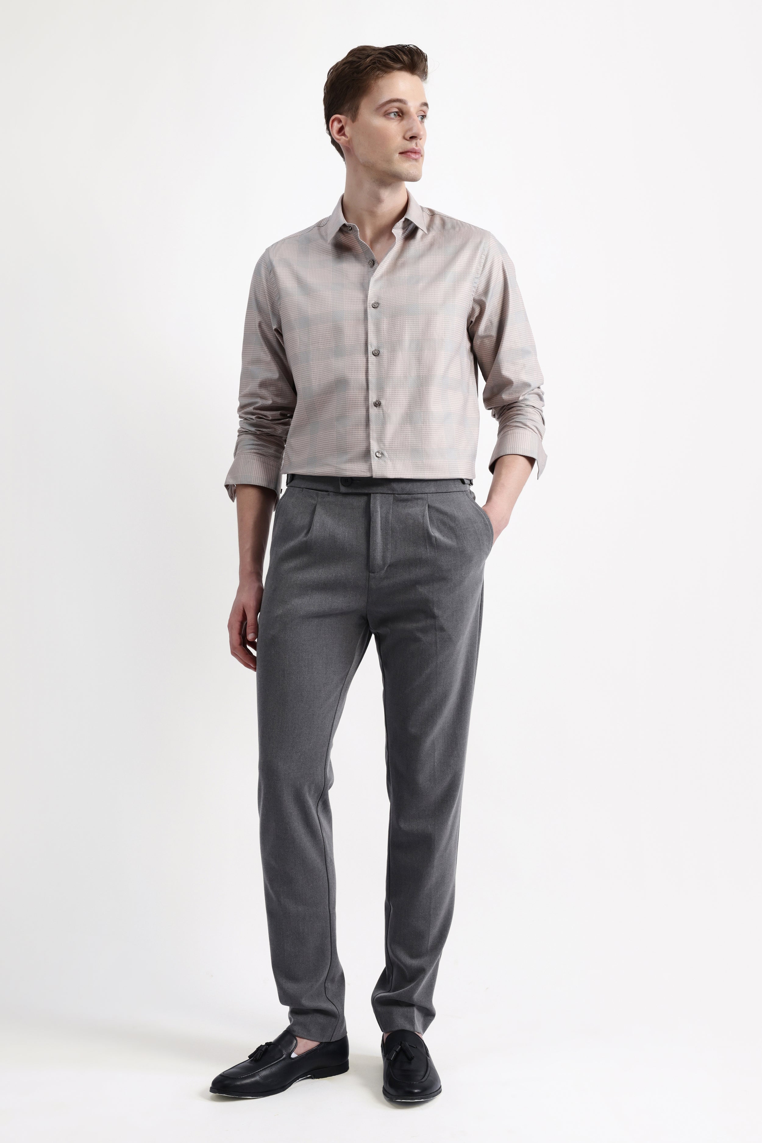 FULL SLEEVES CHECKED SHIRT