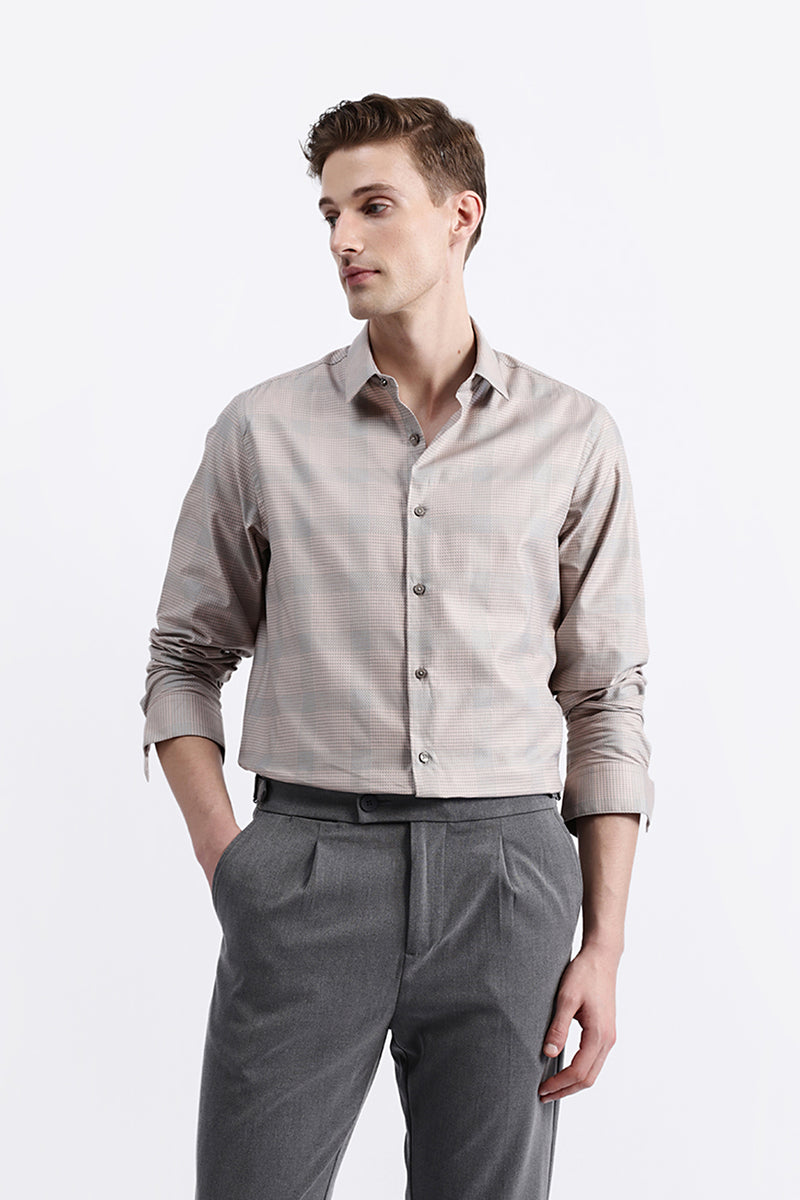 FULL SLEEVES CHECKED SHIRT