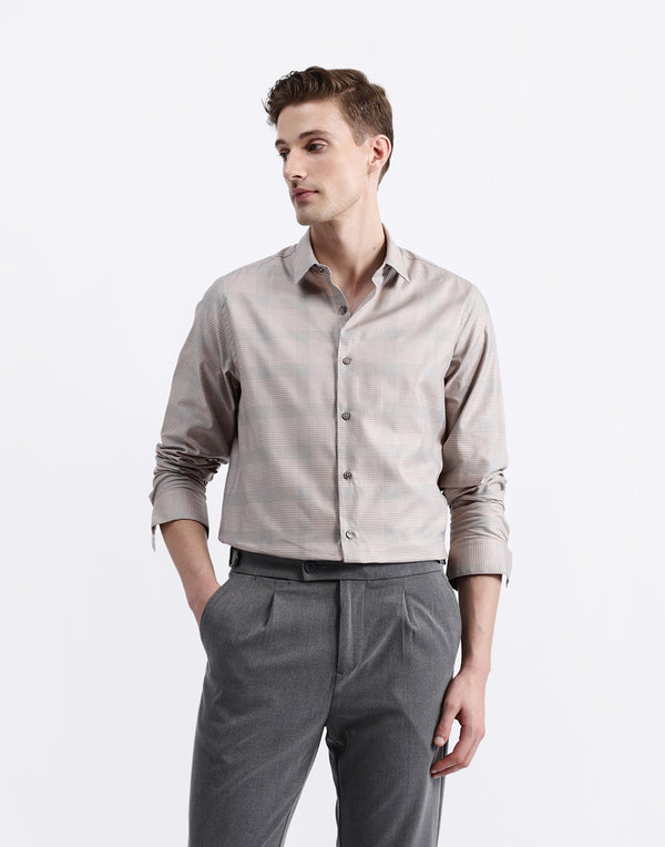 FULL SLEEVES CHECKED SHIRT