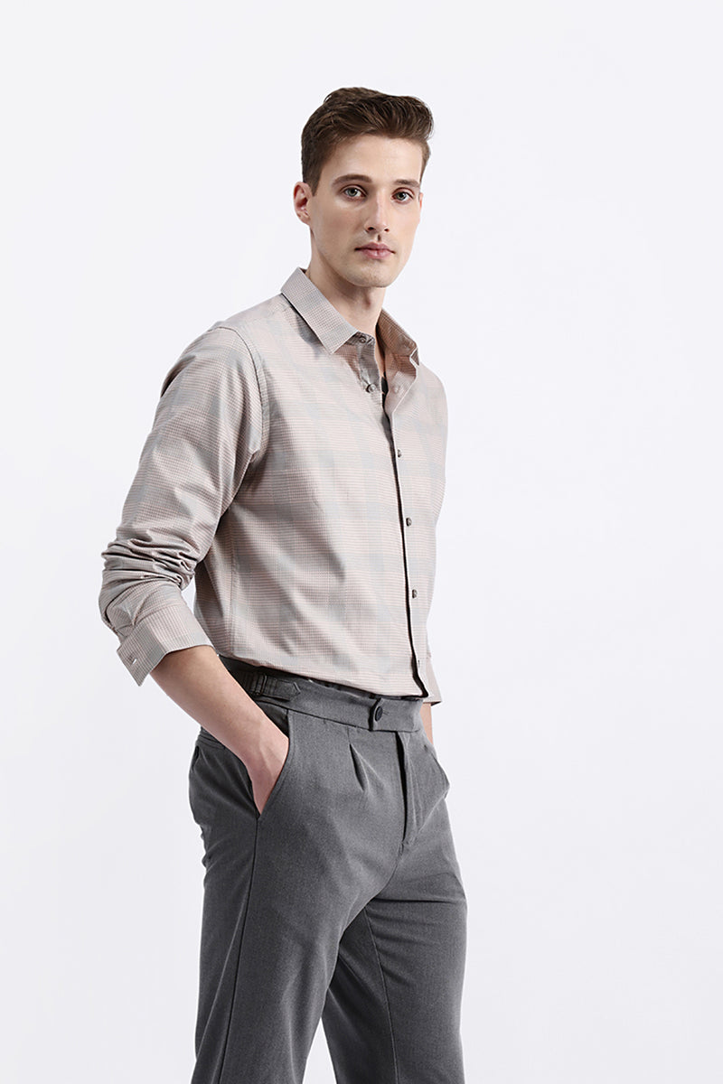 FULL SLEEVES CHECKED SHIRT