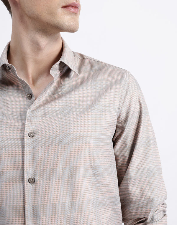 FULL SLEEVES CHECKED SHIRT