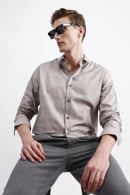 FULL SLEEVES CHECKED SHIRT